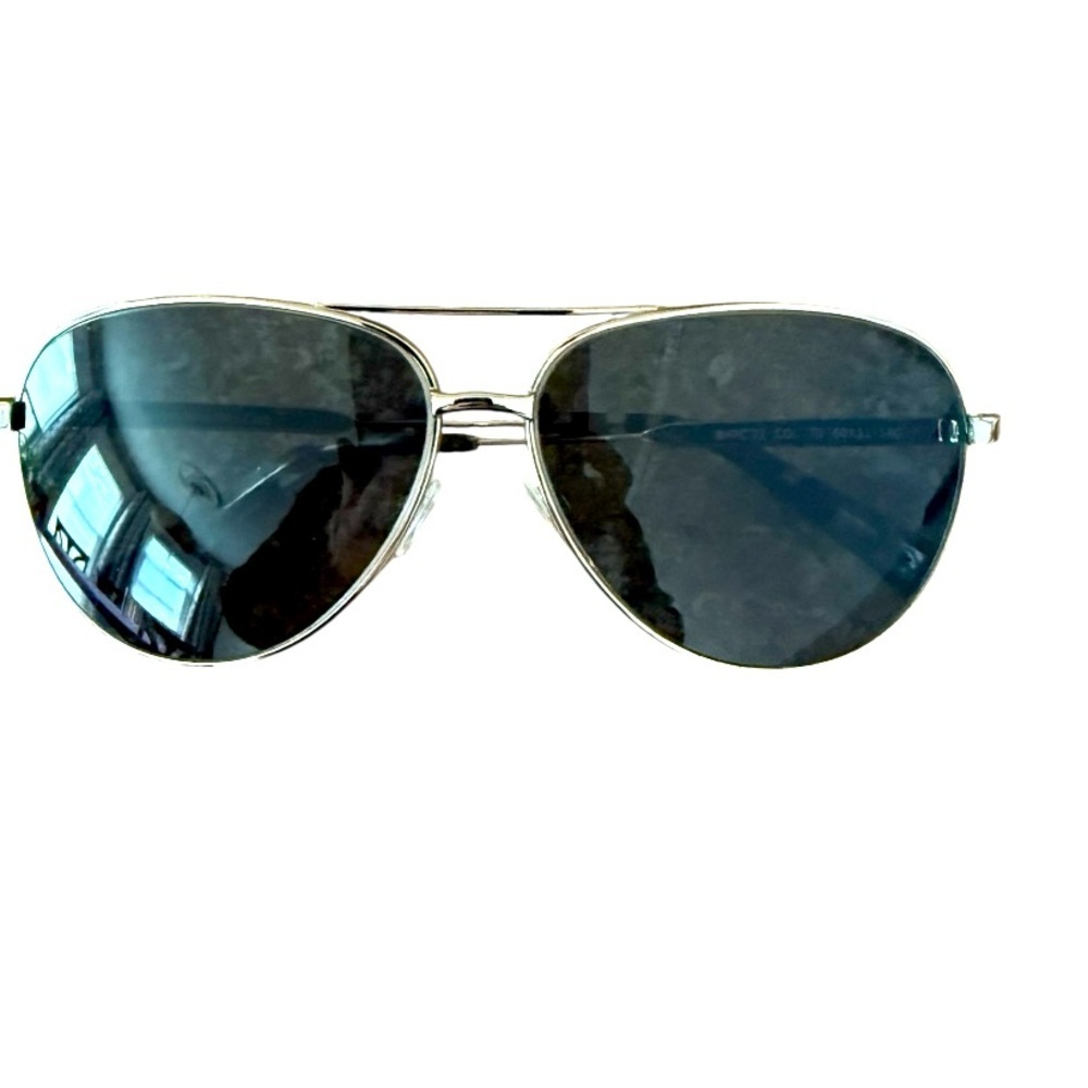 Beverly Hills Polo Club Aviator Sunglasses silver trim